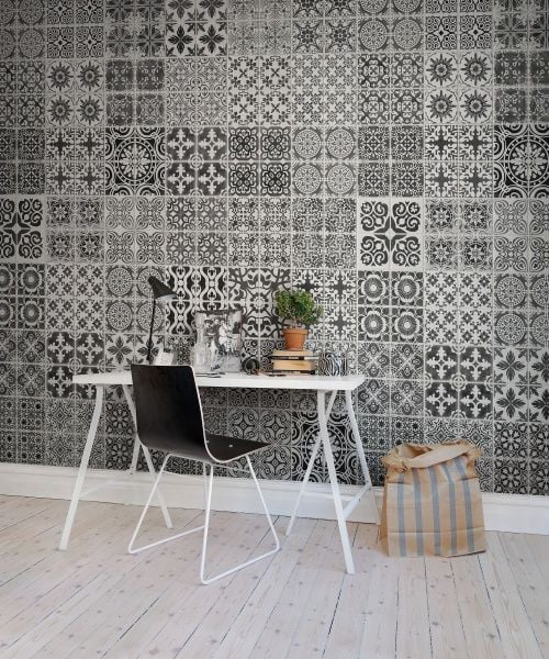 Tapet din hartie Marrakech Black Rebel Walls