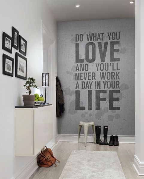 Tapet din hartie Quotes Concrete Rebel Walls