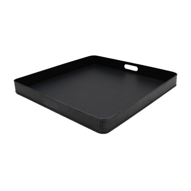 Tava patrata neagra din metal 60x60 cm Alana LABEL51