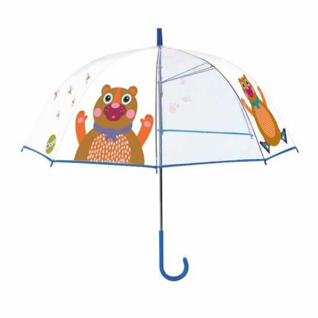 Umbrela multicolora din plastic Teddy Oops