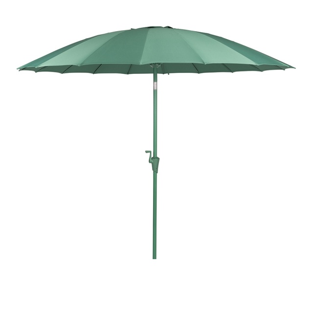 Umbrela soare verde din metal Sunbrella Sunshine Zuiver