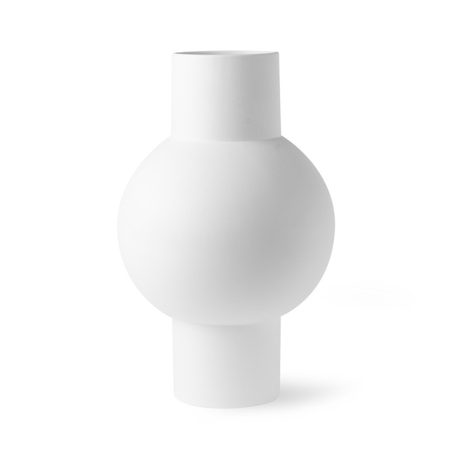 Vaza alba din ceramica 32 cm Saviko HKliving