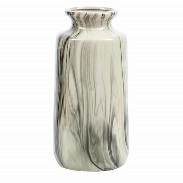 Vaza alba/neagra din ceramica 30 cm Strike BePureHome