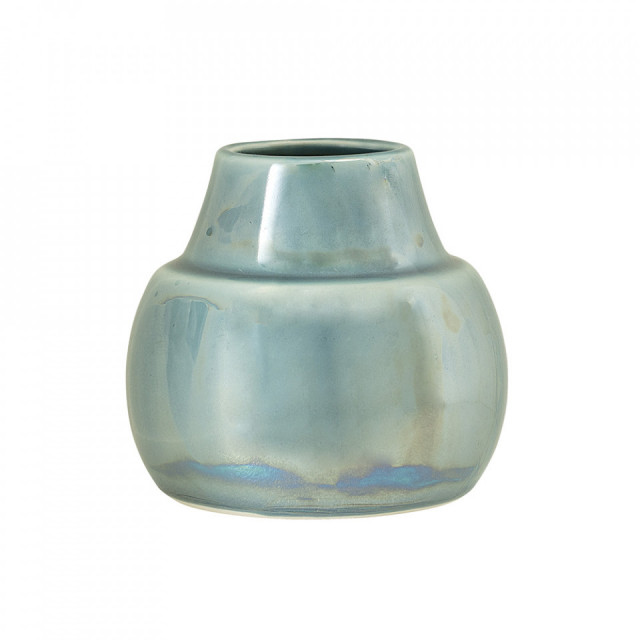 Vaza albastra din ceramica 10 cm Gytte Bloomingville