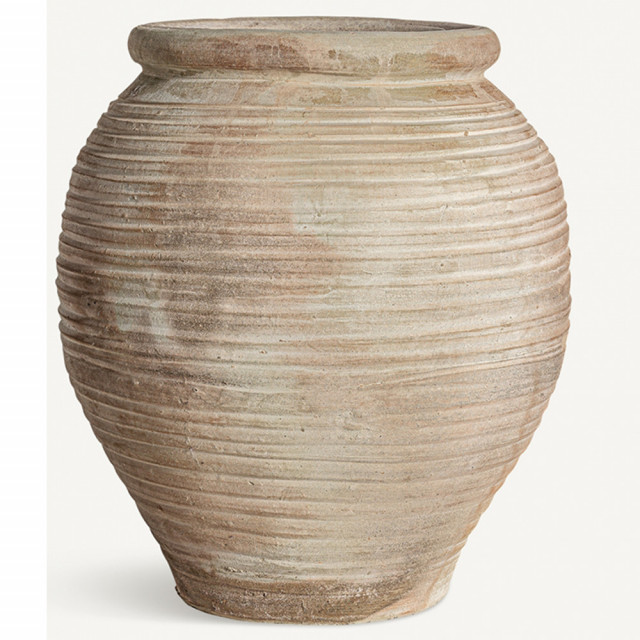 Vaza decorativa bej din ceramica 58 cm Kansara Play Vical Home