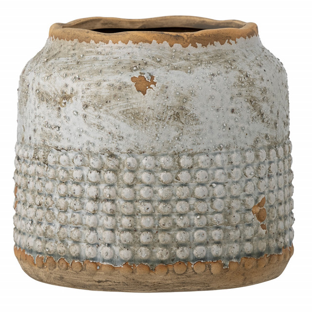 Vaza decorativa gri/maro din ceramica 16 cm Apollo Bloomingville