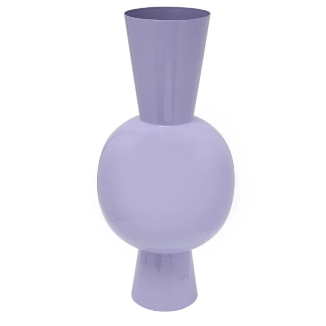 Vaza decorativa mov lavanda din metal 84 cm Arline Richmond Interiors