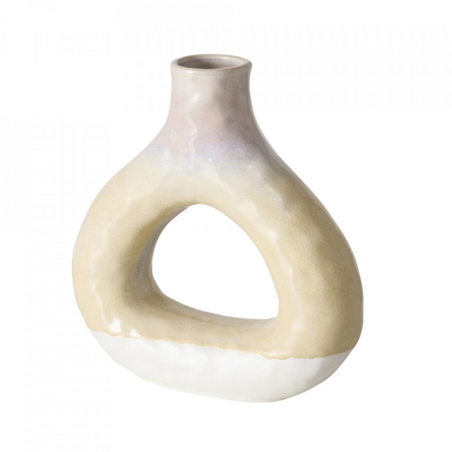 Vaza maro/gri din ceramica 23 cm Triple Boltze