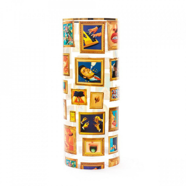 Vaza multicolora din sticla 50 cm Frames Seletti