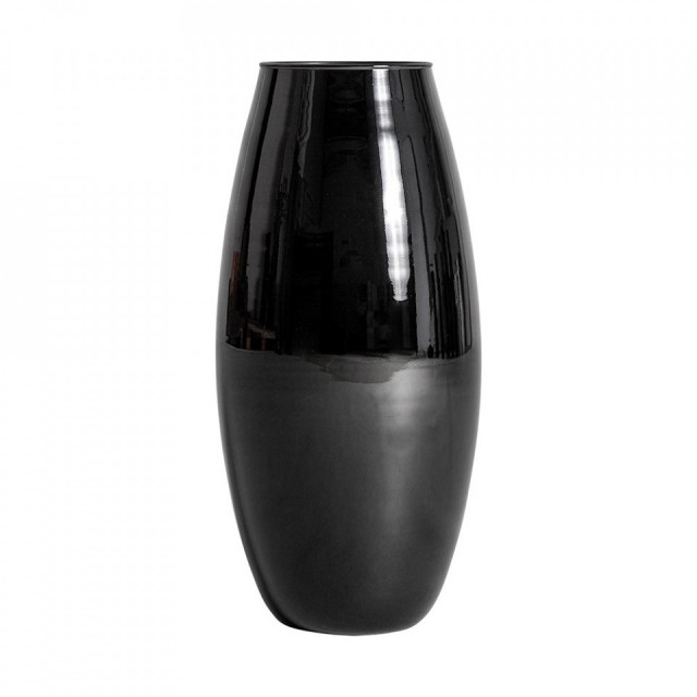 Vaza neagra din sticla 36 cm Donet Norm Vical Home