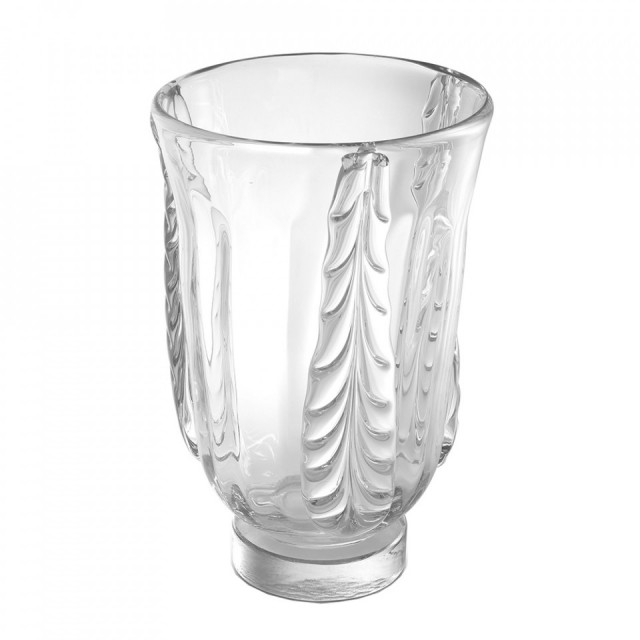 Vaza transparenta din sticla 35 cm Sergio Eichholtz