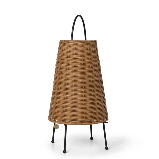 Veioza maro din ratan 50 cm Porti Ferm Living