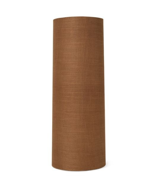 Abajur pentru lampadar galben curry din textil Hebe Ferm Living