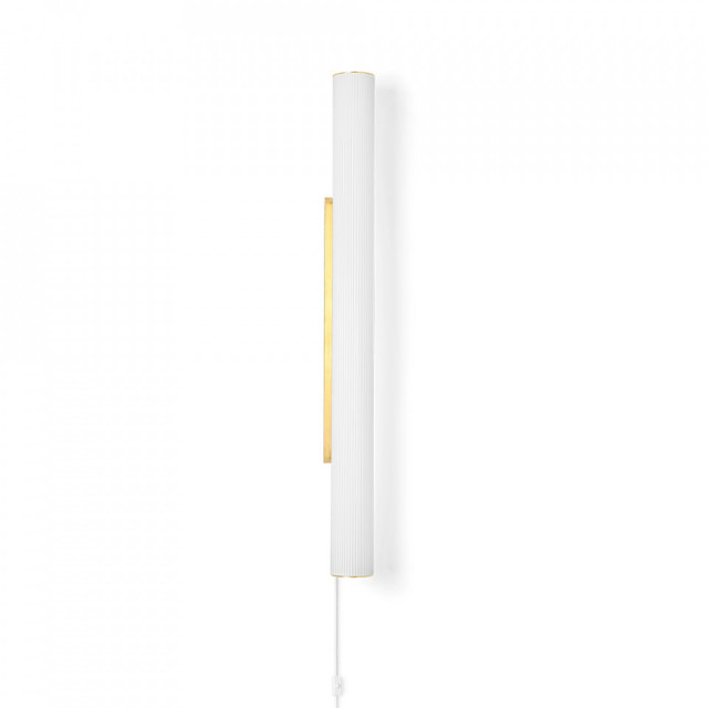 Aplica dimabila alba din metal cu LED Vuelta Ferm Living