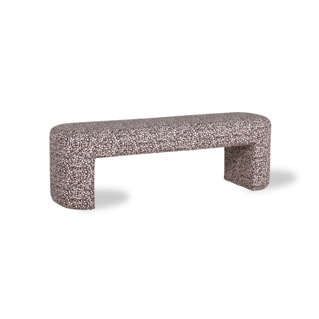 Bancheta multicolora din textil 140 cm Doris HKliving
