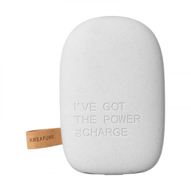 Baterie externa gri deschis 6000 mAh ToCharge Kreafunk