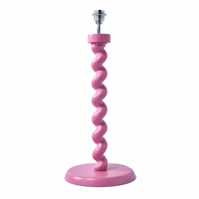 Baza pentru veioza roz din metal 65 cm Twister Pols Potten