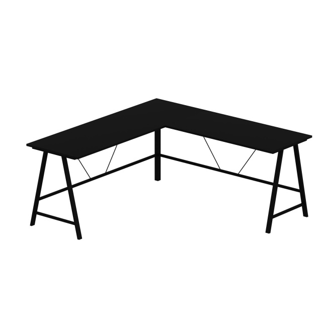 Birou negru 60x180 cm Team The Home Collection