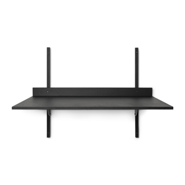 Birou pentru perete negru din metal 45x87 cm Sector Ferm Living