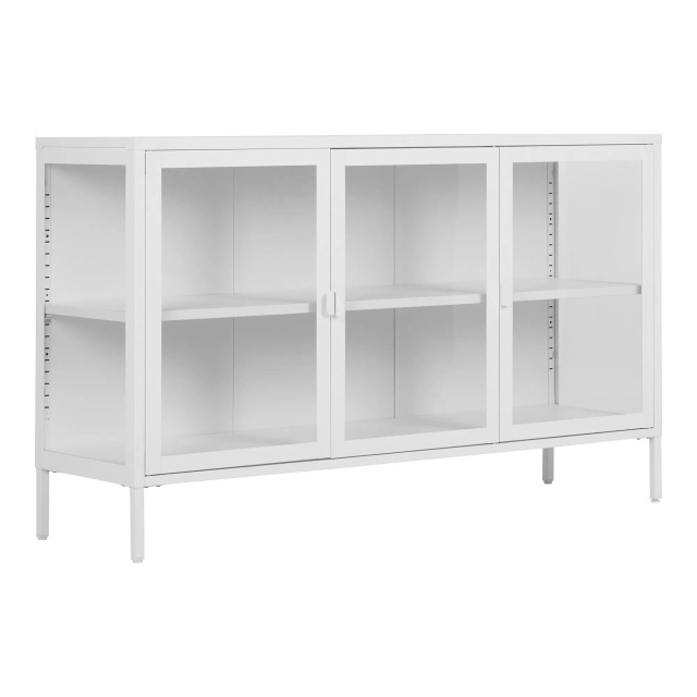 Bufet inferior alb din metal 140 cm Brisbane House Nordic
