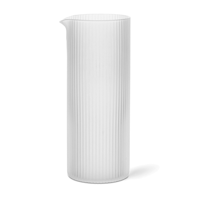 Carafa transparenta din sticla 400 ml Ripple Frosted Ferm Living