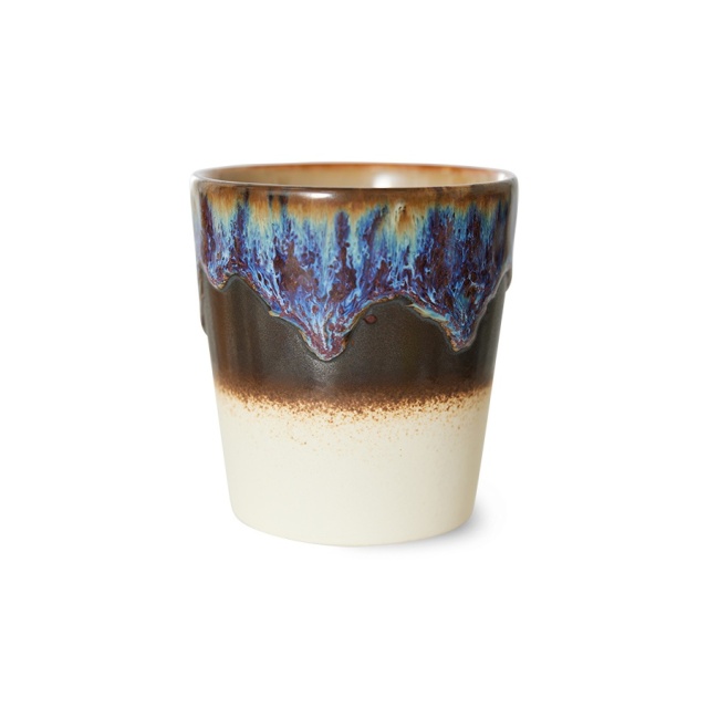 Ceasca multicolora din ceramica 230 ml 70s Aurora HKliving