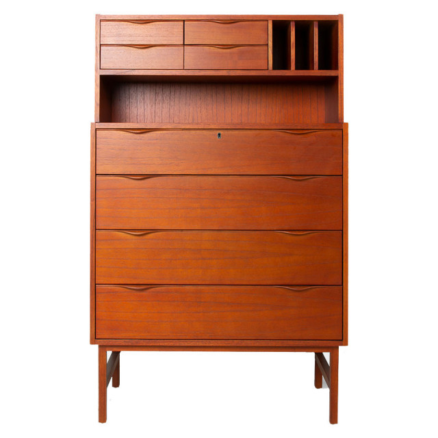Comoda maro din lemn 80 cm Senka HKliving