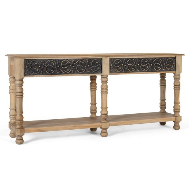 Consola gri din lemn 180 cm Grisca Giner y Colomer