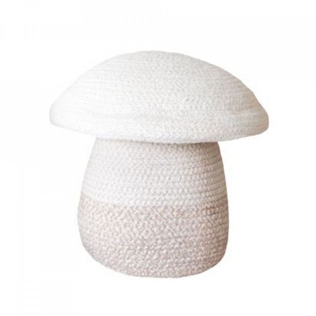 Cos cu capac multicolor din bumbac Mushroom Small Lorena Canals