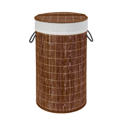 Cos de rufe maro din bambus si in 55 L Lona Wenko