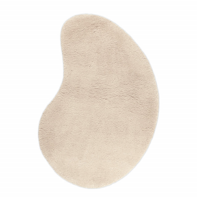 Covor alb antic din fibre naturale 103x155 cm Forma Ferm Living