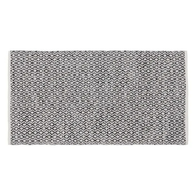 Covor dreptunghiular gri/alb din bumbac si poliester 80x150 cm Jolene The Home Collection