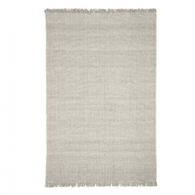 Covor gri din fibre naturale 160x230 cm Fornells Kave Home