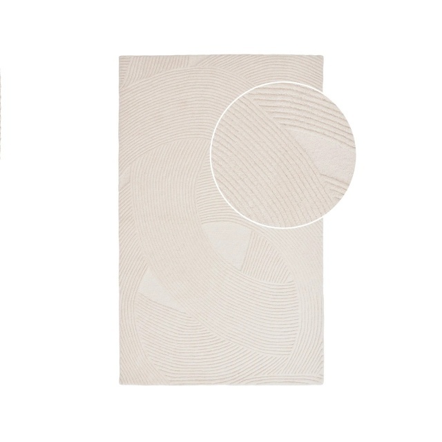 Covor ivoriu din fibre naturale 200x300 cm Pune House Nordic