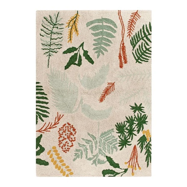 Covor multicolor din bumbac 200x300 cm Botanic Plant Lorena Canals