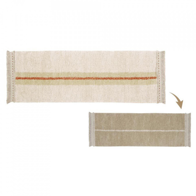 Covor multicolor din bumbac 80x230 cm Sage Reversible Lorena Canals