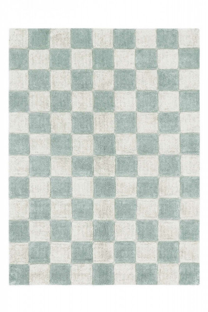 Covor pentru copii bej/albastru deschis din bumbac 120x160 cm Little Lorena Canals