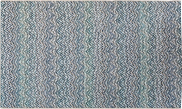 Covor pentru exterior albastru din plastic 160x230 cm ZigZag Kare