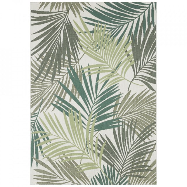 Covor pentru exterior crem/verde din fibre sintetice Beach Northrugs (diverse dimensiuni)