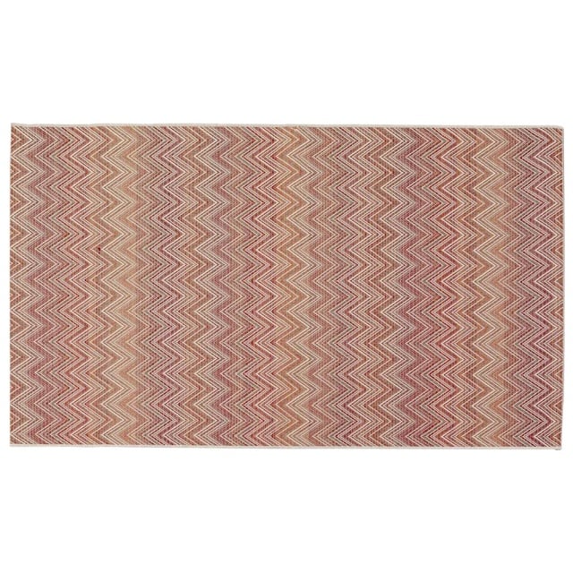 Covor pentru exterior rosu din fibre sintetice 230x330 cm ZigZag Kare