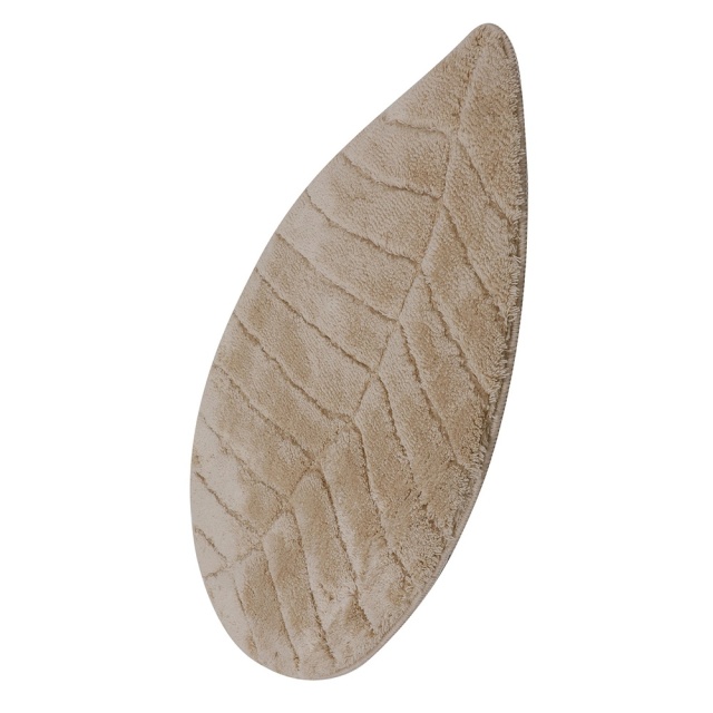 Covoras de baie gri piatra din fibre sintetice 60x100 cm Jungle Leaf The Home Collection