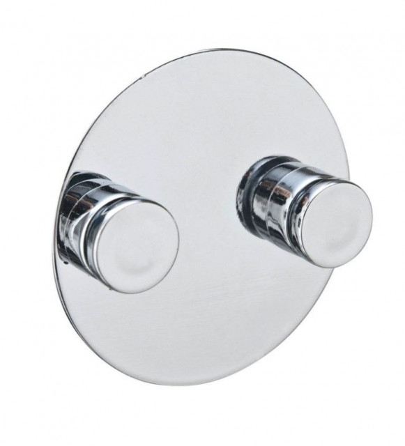 Cuier argintiu din metal Turbo-Loc Wenko