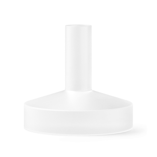 Decantor alb din sticla 1.1 L Ripple Frosted Ferm Living