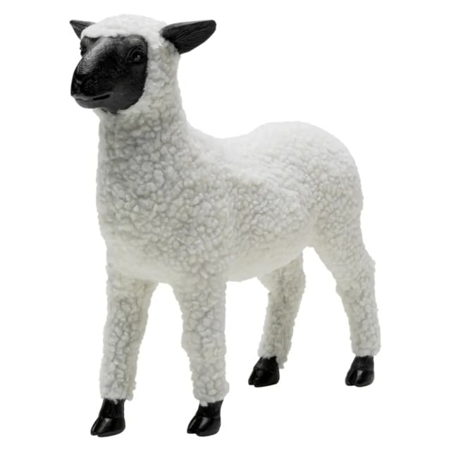 Decoratiune alba/neagra din fibre sintetice 28 cm Happy Sheep Kare