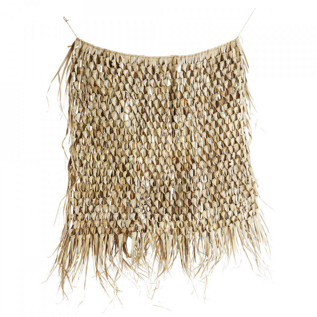 Decoratiune de perete maro din fibre naturale 120x150 cm Makina Madam Stoltz