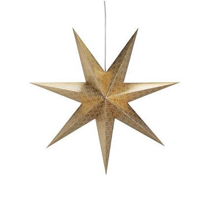 Decoratiune luminoasa suspendabila aurie din hartie Tostared Large Markslojd