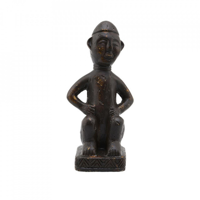 Decoratiune maro din ciment 19 cm Figure House Doctor
