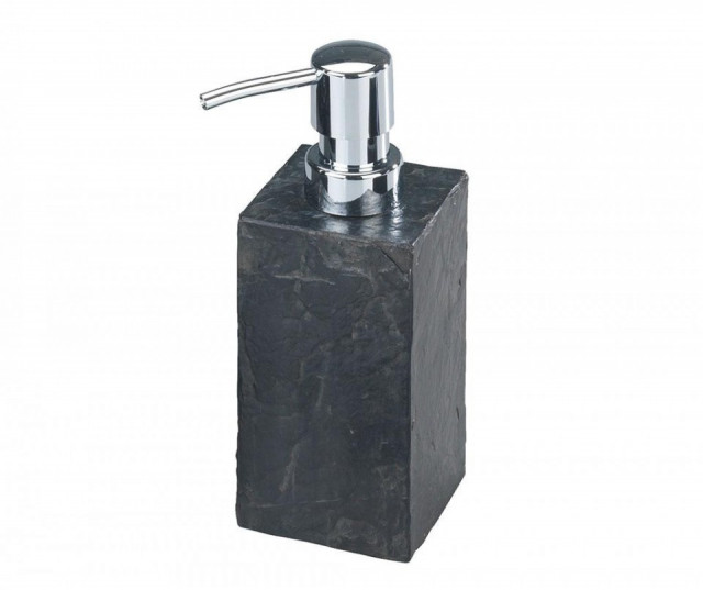 Dispenser sapun lichid gri din polirasina 240 ml Slate Wenko