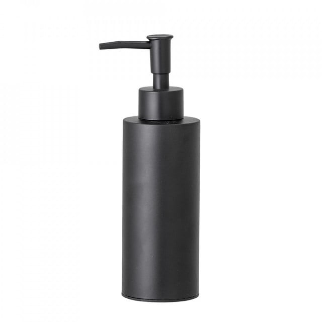 Dispenser sapun lichid negru din metal 6x19 cm Loupi Bloomingville