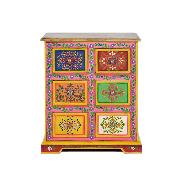 Dulapior multicolor din lemn de mango Zaine Giner y Colomer
